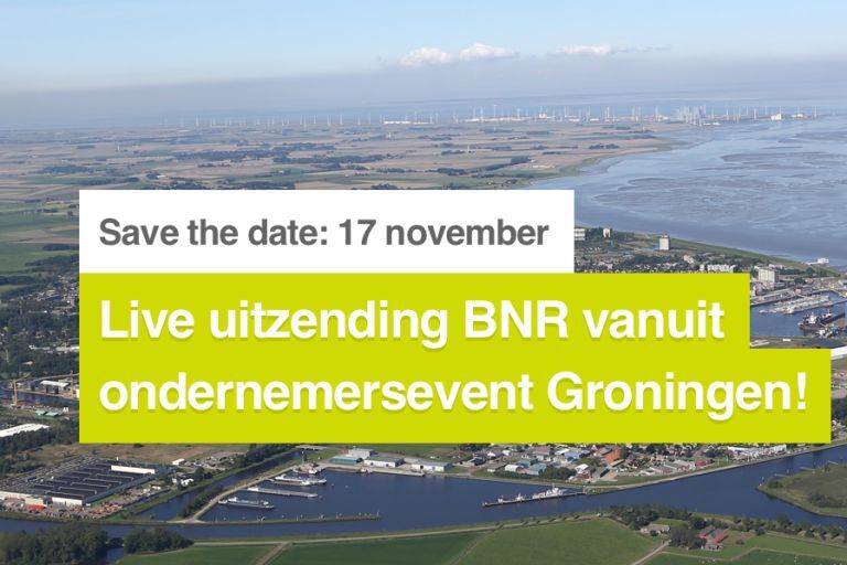 17 november: live uitzending BNR vanuit Groningen