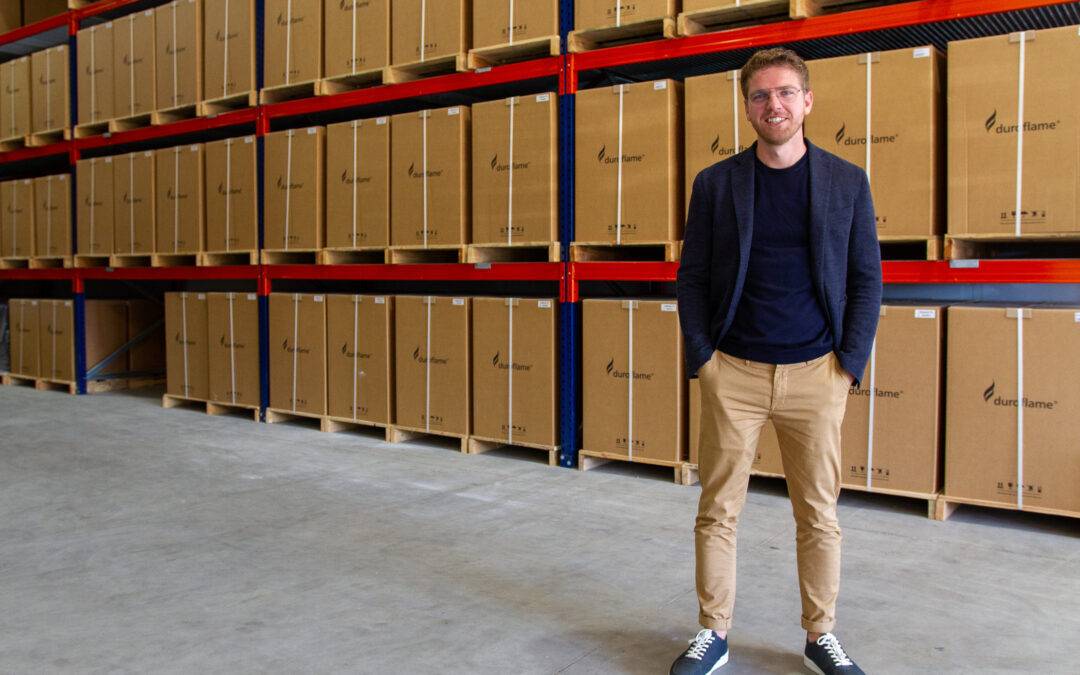 Duurzame pelletkachels van Duroflame als een lopend vuurtje de grens over