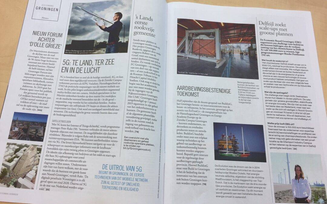Elsevier Weekblad presenteert special ‘Bestemming Groningen’ Groningen als powerhouse voor vergroening en digitalisering