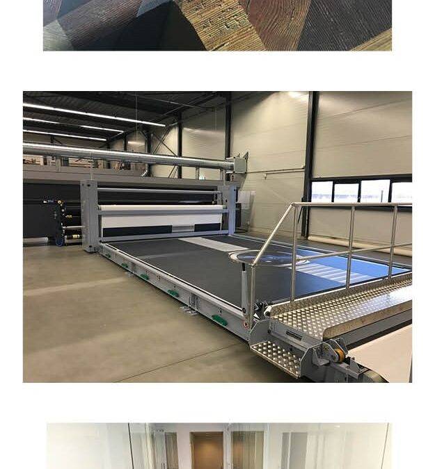 High tech fabriek produceert gepersonaliseerde vinyl-vloeren in Kolham