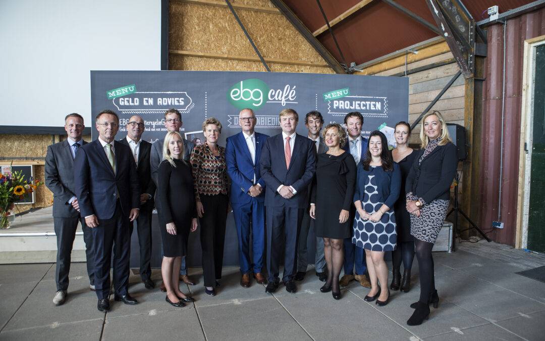 Koning bezoekt EBG en BuildinG