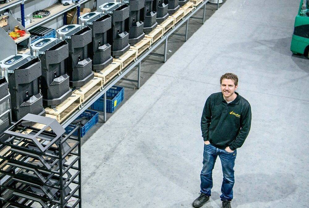 Duurzame pelletkachels van Duroflame als een lopend vuurtje de grens over  ‘Van Bedum rechtstreeks naar Moskou’