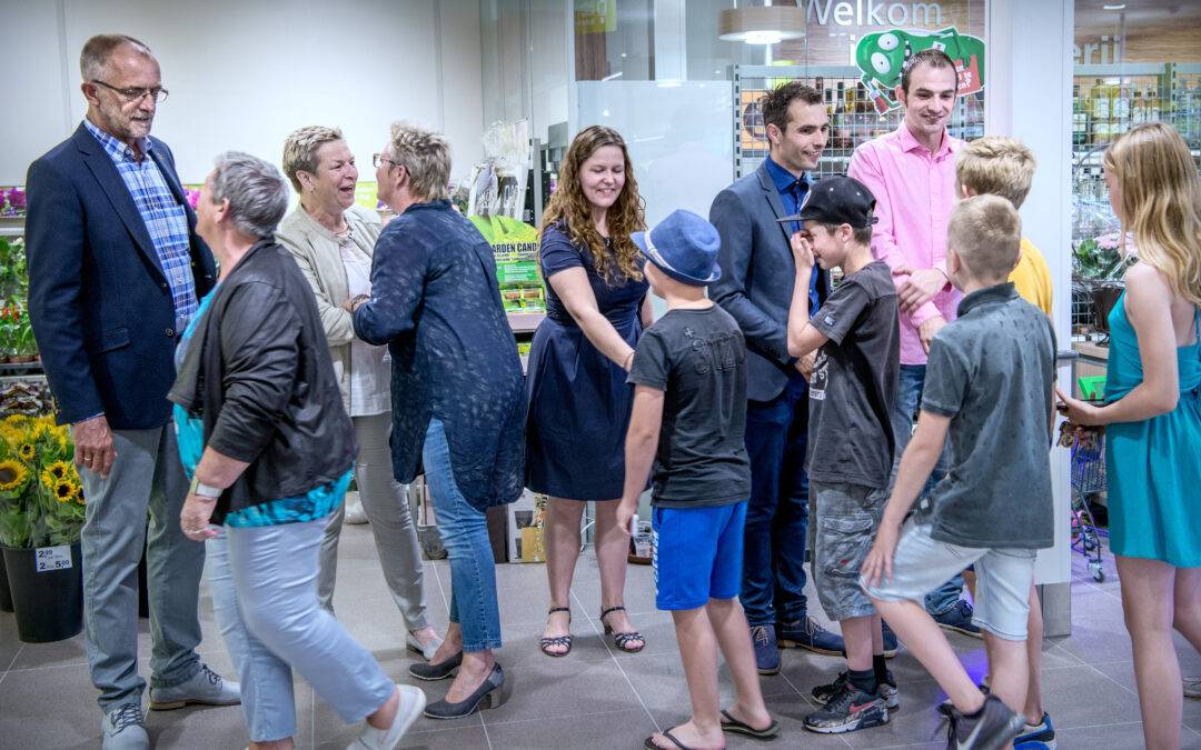Trots op 500m2 extra supermarkt